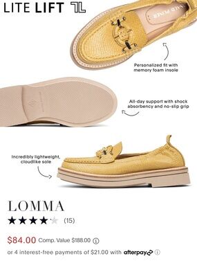 Donald J. Pliner Lomma Loafer in Yellow